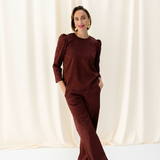 DALIA rust satin leo